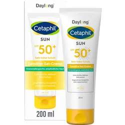 CETAPHIL SUN Sensitive Gel-Creme SPF 50+ Sonnenschutz 200 ml