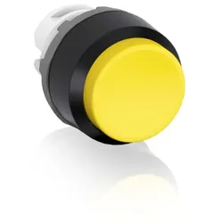 ABB MP3-10Y Drucktaster, gelb, hoch-tastend, Frontring, Kunststoff schwarz nicht beleuchtbar