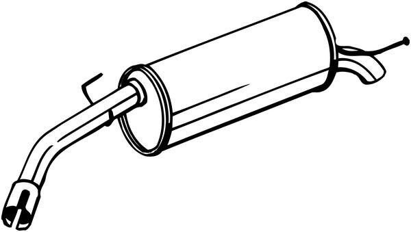 VEGAZ OS-779 Rear silencer