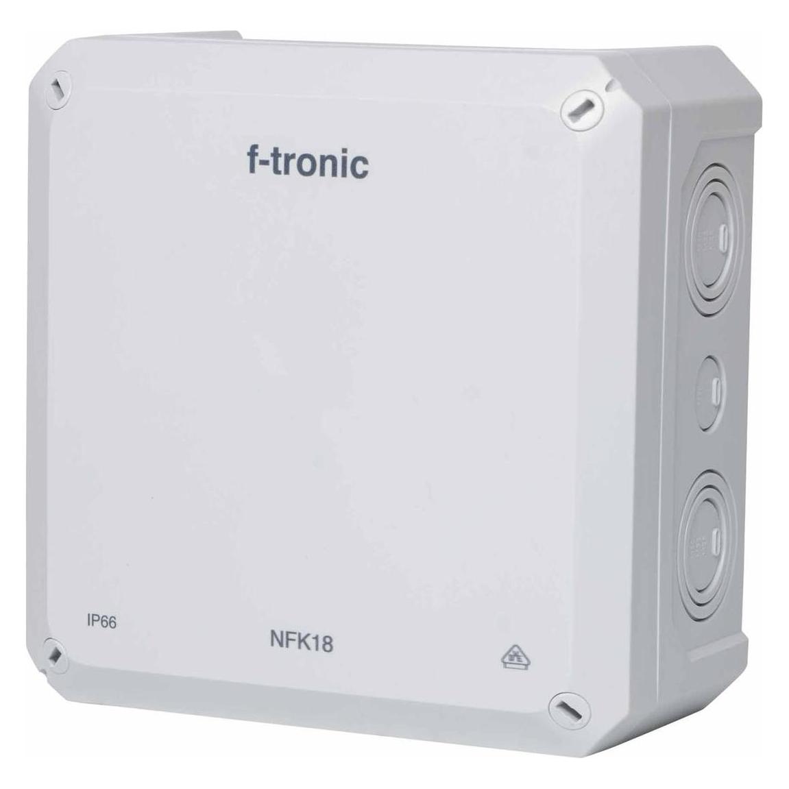 F-Tronic FR-Abzweigkasten NFK18gr 180x180x93mm Ausbrechöffnungen 7340193 (7340193)