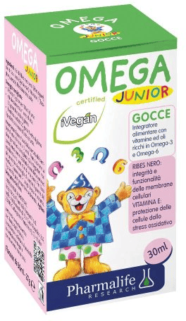 Pharmalife research Pharmalife Omega J Integratore per Sistema Immunitario Bambini in Gocce 30 ml