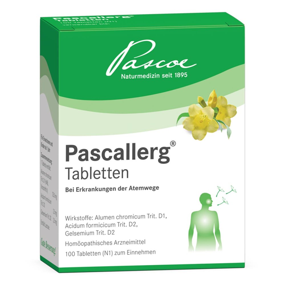 Pascoe pharmazeutische Präparate GmbH Pascallerg Tabletten 07703644