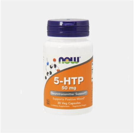 5-HTP 50mg 30 CAPSULAS NOW