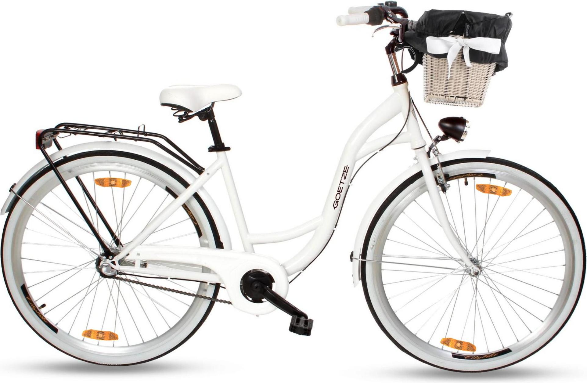 Goetze Style 28", Stadtrad, Erwachsene, Weiblich, Senkrecht, 45,7 cm (18"), Weiß