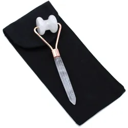 Gemstone Jawline Roller - Rock Quartz
