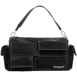 Desigual Henkeltasche Pocket Face Habana Long black - 15