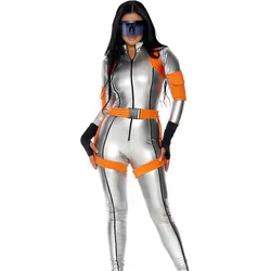 Forplay Sexy Silver Spacesuit Kostüm (M, S)
