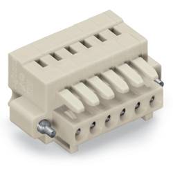 WAGO Buchsengehäuse-Kabel 734 Polzahl Gesamt 6 Rastermaß: 3.50 mm 734-106/107-000 50 St.