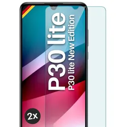 moex Klares Panzerglas für Huawei P30 Lite New Edition – passgenaue 9H Schutzfolie für zuverlässigen Displayschutz – ShockProtect Klar