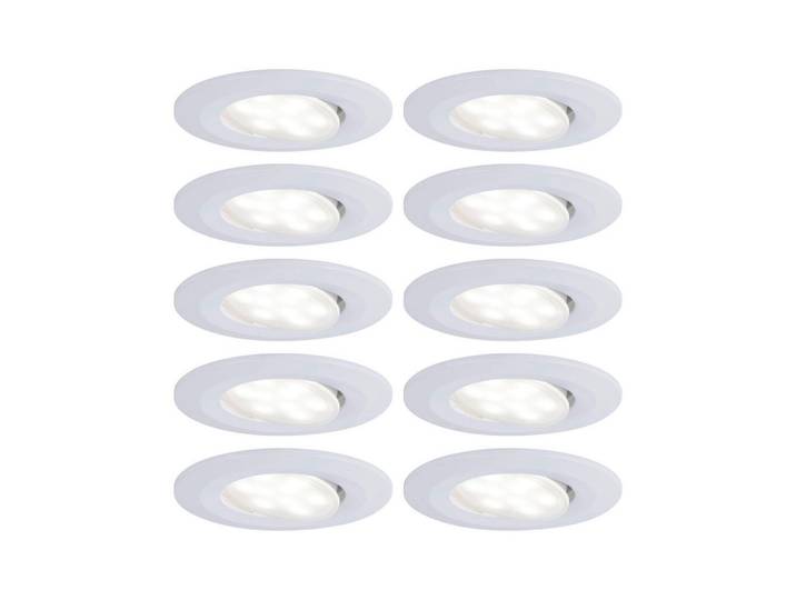 Paulmann Led-Deckenleuchte, Weiß, Kunststoff, 90 mm, rund, Lampen & Leuchten, LED Beleuchtung, LED-Deckenleuchten