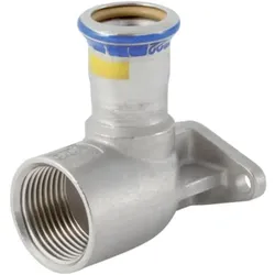 Geberit, Rohrverbindungstechnik, Gas-Anschlusswinkel Mapress 90G abges., f Gaszähler, ES, 22mmxRp 1 (Winkelverbindung)
