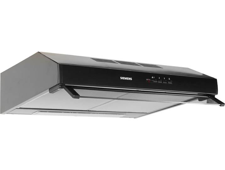SIEMENS Unterbauhaube LU63LCC40 , Energieeffizienz: D, schwarz (braun), B:60cm H:15cm T:48,2cm, Dunstabzugshauben, Optimale & energiesparende LED-Beleuchtung, Unterbauhaube