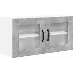 vidaXL Küchenwandschrank Beton Grau 80 x 31 x 40 cm Holzwerkstoff