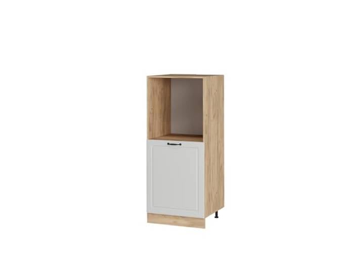 Vicco Herdumbauschrank R-Line, Weiß Landhaus, 60 cm MDF-Front · 2 Einlegeböden · Höhenverst. Füße · 1 Tür · Einfache Integration