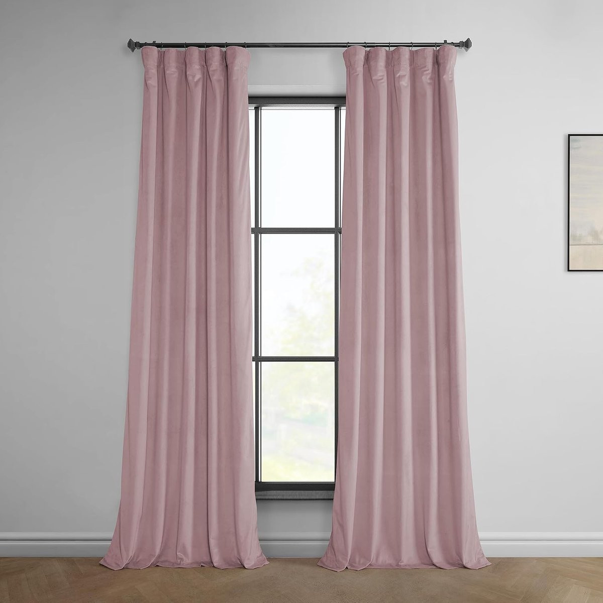 Verduisterende Fluwelen Gordijnen Ballet Roze - 274 cm