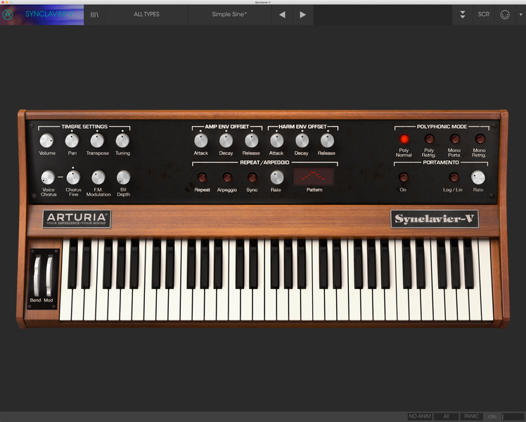 Arturia Synclavier V