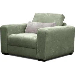 SESSEL OLI in Cordstoff salbeigrün