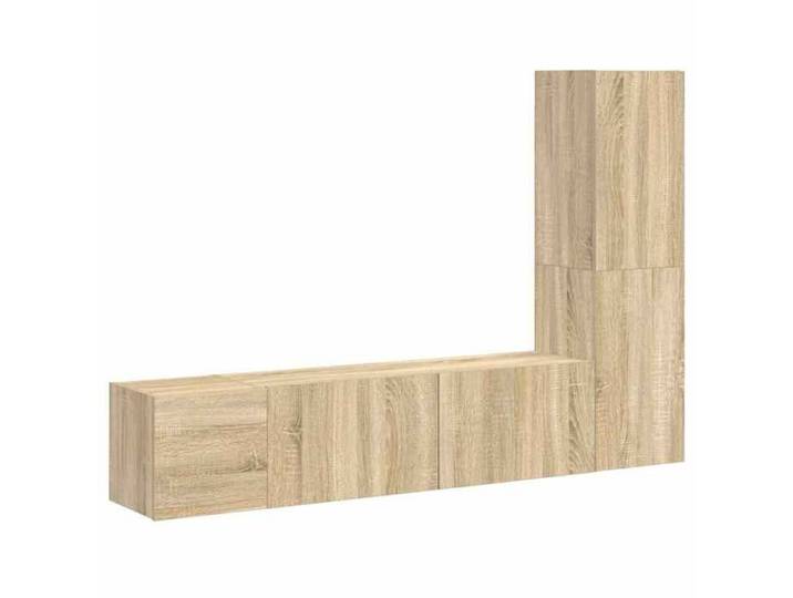En solde  Ensemble Armoires De Télévision 3 pcs - CLOUD - meuble TV suspendu - Chêne sonoma Bois d'ingénierie LL70
