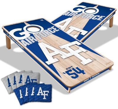 Skip's Garage Air Force Academy NCAA 2x4 Cornhole Board Set