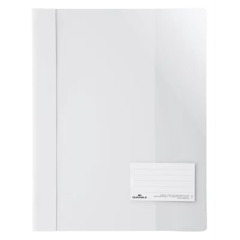 DURABLE Schnellhefter DIN A4 überbreit weiß 269002