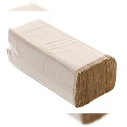 Plock GmbH Papierhandtücher Quicky- 1-lagig - natur - C-Falz - 4000 Falthandtücher
