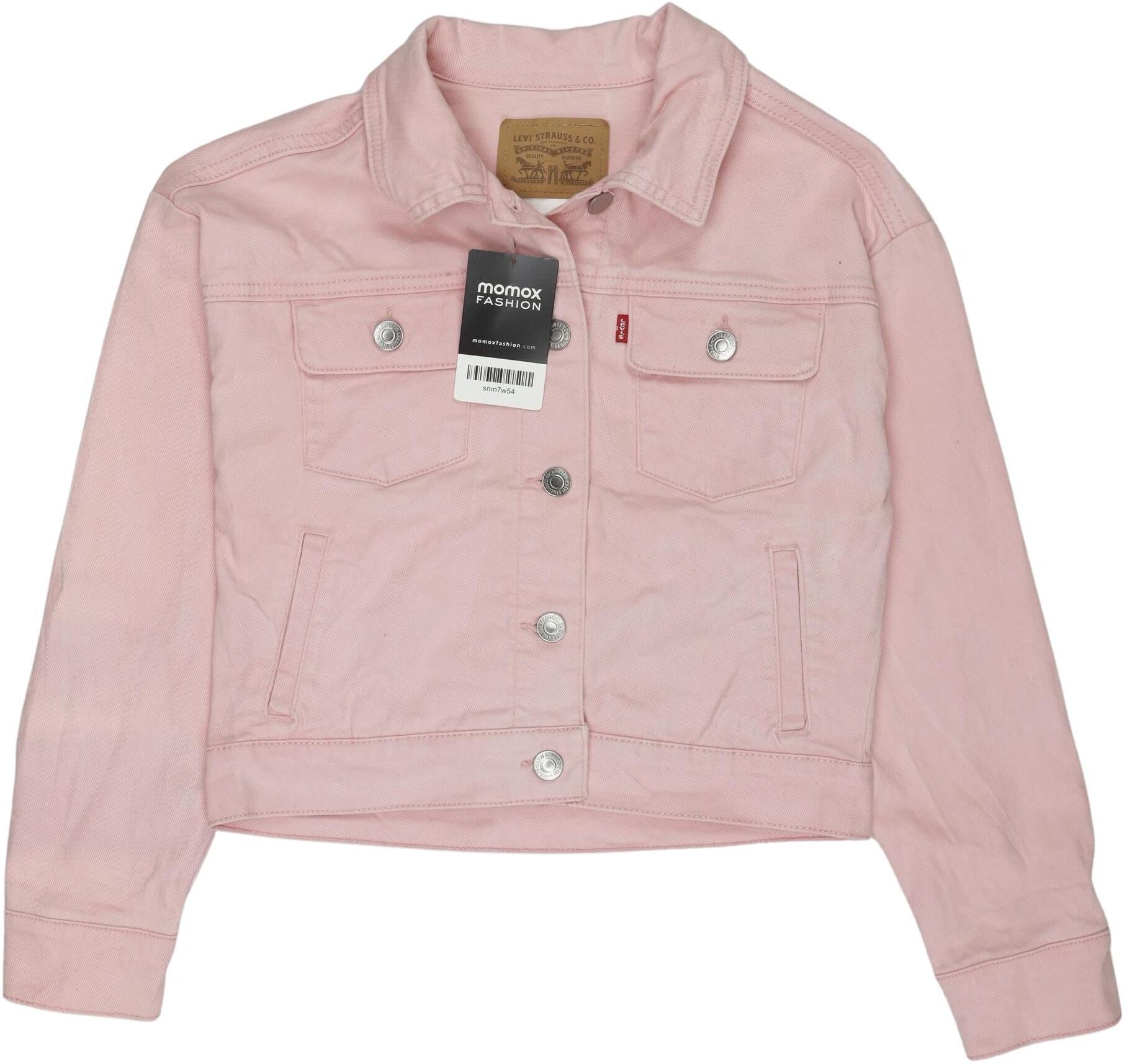 Levis Mädchen Jacke oder Mantel, Pink, Gr. EU 140, Elasthan / Baumwolle - Second Hand