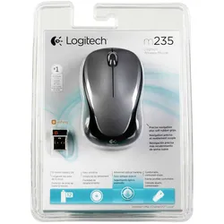 Logitech M235 - Maus - Für Rechtshänder - optisch - kabellos - 2.4 GHz