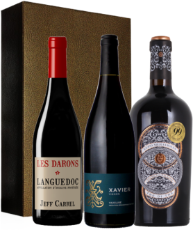 Vinatis Wein Geschenkset - Rotwein Favoriten - 3 Fl. - 2.25L