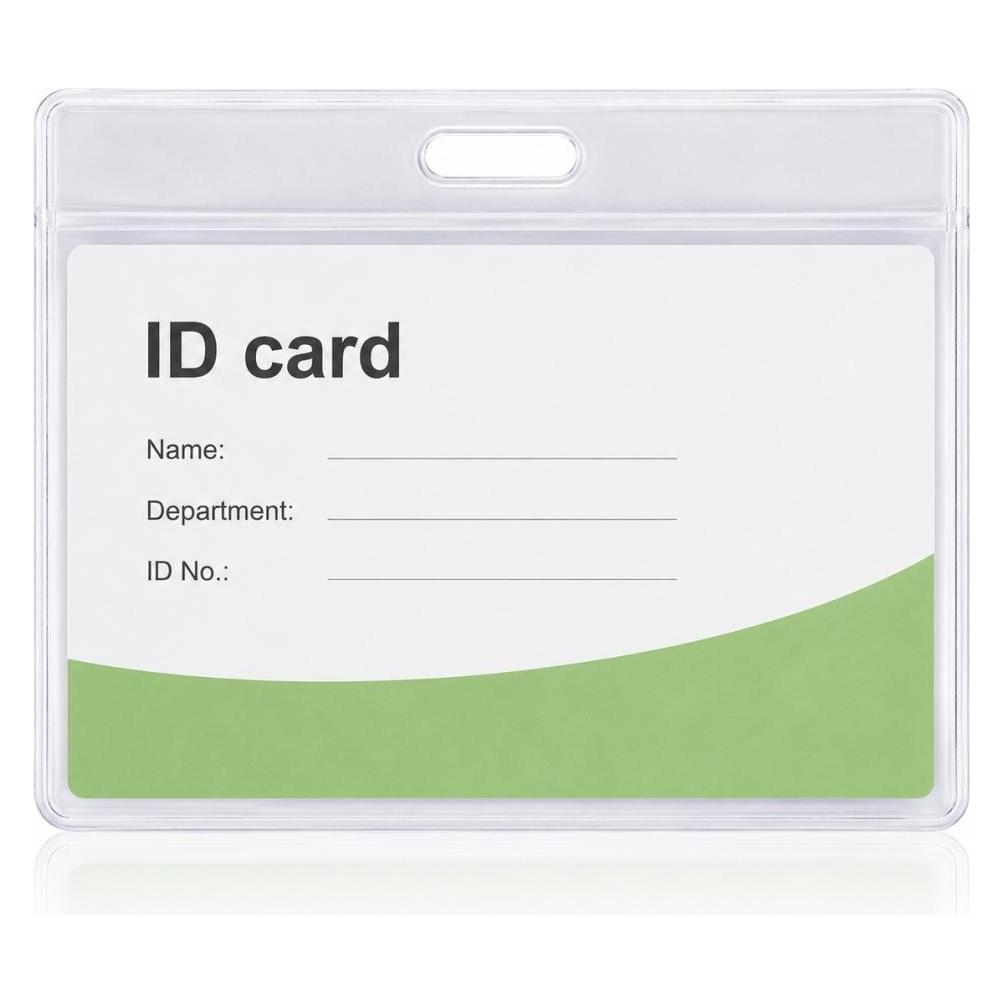 Screenguard ID Kartenhalter Transparent PVC, innen 90 × 56 mm (10er Set) (00036271)
