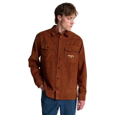 Langarmhemd BILLABONG "Bong Days", Herren, Gr. M, rustic braun, Obermaterial: 100% Baumwolle., Hemden