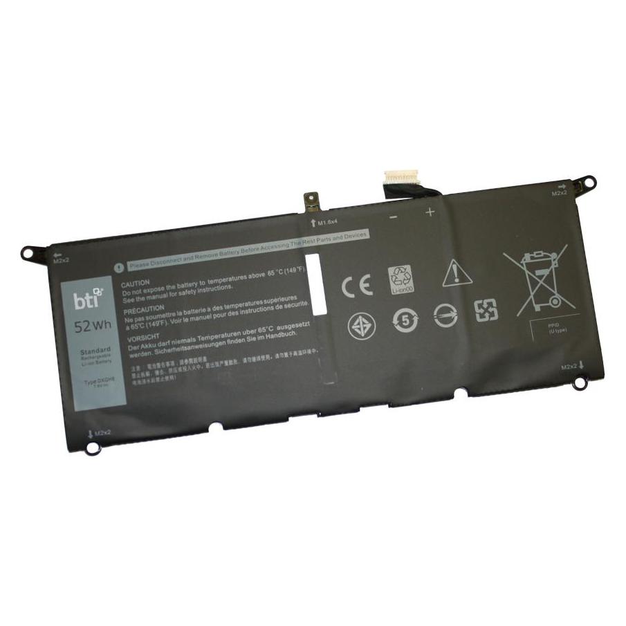 Axcom Laptop-Batterie (gleichwertig mit: Dell DXGH8) (4 Zellen, 6500 mAh) (DXGH8-BTI)