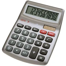 Genie 540 Taschenrechner Desktop Display-Rechner Grau