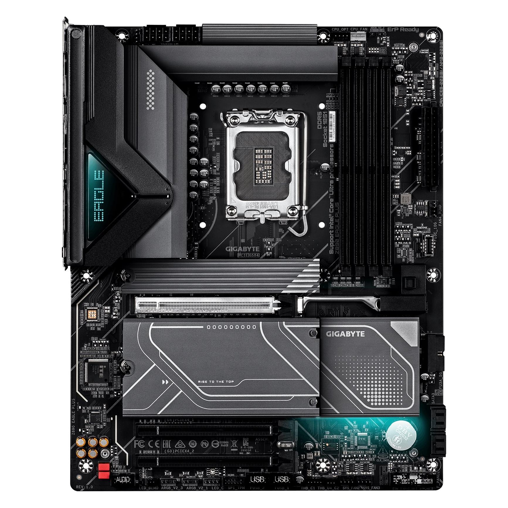 Gigabyte Płyta główna Z890 EAGLE PLUS płyta główna Intel Z890 LGA 1851 (Socket V1) ATX (LGA 1851, Socket S1, Intel Z890, ATX) (Z890 EAGLE PLUS)
