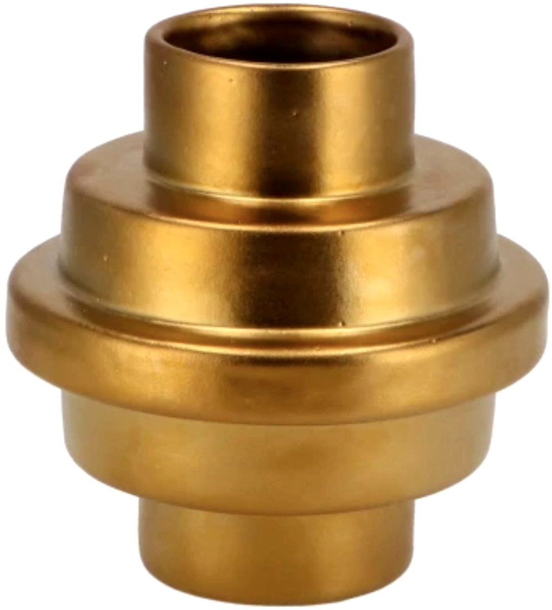 Daan Kromhout Stairs Tulpenvaas Mat Goud Keramiek 15 cm