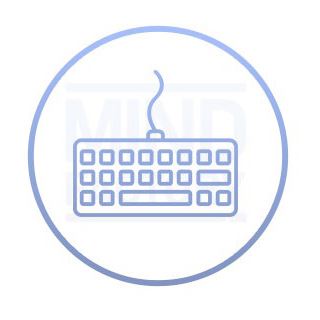Terra mobile Tastatur beleuchtet in weiß [DE]