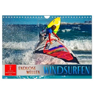 Windsurfen - endlose Wellen (Wandkalender 2026 DIN A4 quer), CALVENDO Monatskalender