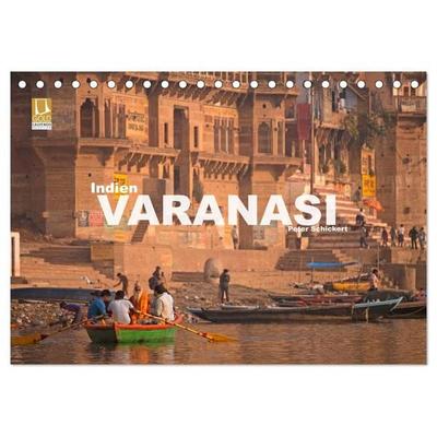 Indien - Varanasi (Tischkalender 2027 DIN A5 quer), CALVENDO Monatskalender