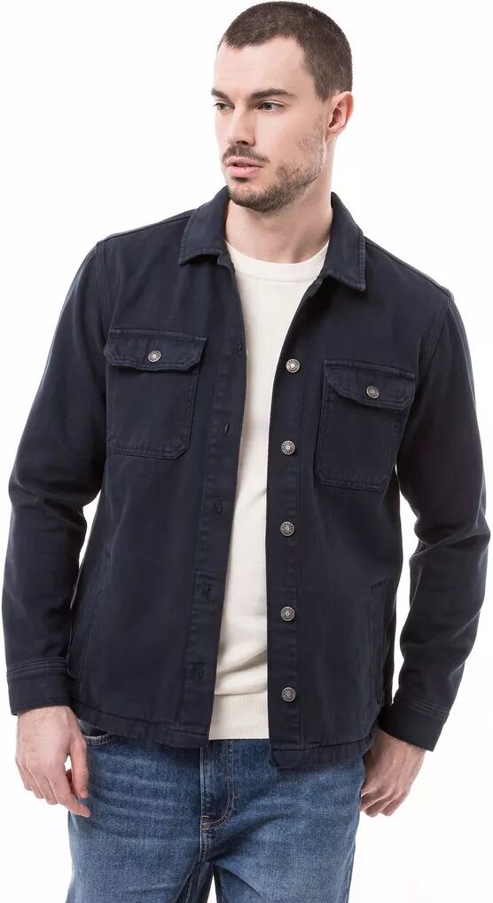 Manor Man - Overshirt, für Herren, Dunkelblau, Größe S
