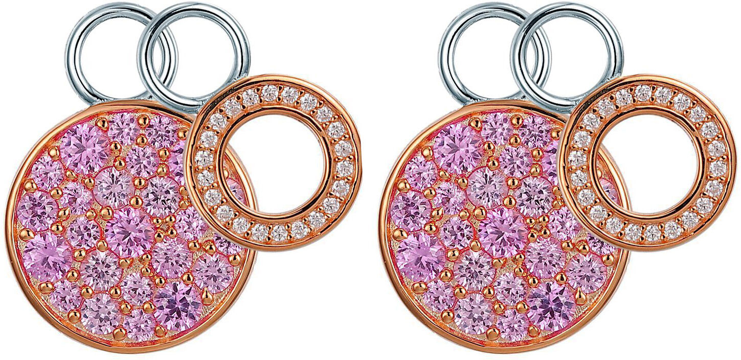 NEORE Sparkle Moon Corundum Charms