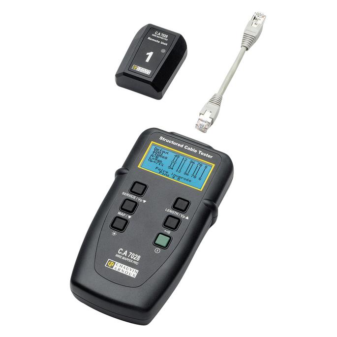 Chauvin Arnoux Wire Mapper Pro Prüfen Sie Ihre Netzwerkverkabelung Fehler entdecken und lokalisieren (Kabeltester) (P01129501)