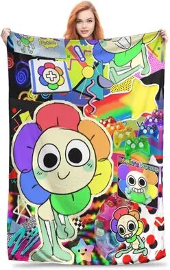 Shop Station World Fleece Throw Blanket Soft Plush Novelty Blanket For Sofa, Bed & Gaming Fans c 40x50in