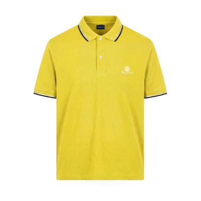 Poloshirt AQUASCUTUM ACTIVE "ACTIVE COTTON POLO Herren", Herren, Gr. M, gelb, Jersey, 100% Baumwolle, normal normal, Rundhals, Shirts, Poloshirt Herren, leichtes Kurzarmshirt, Polohemd, Outdoor, Sale