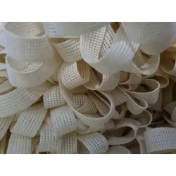 Baumwollband | Bindeband | 12 mm | 50 Meter | Naturweiß - Beige | Zum Verpacken und Dekorieren
