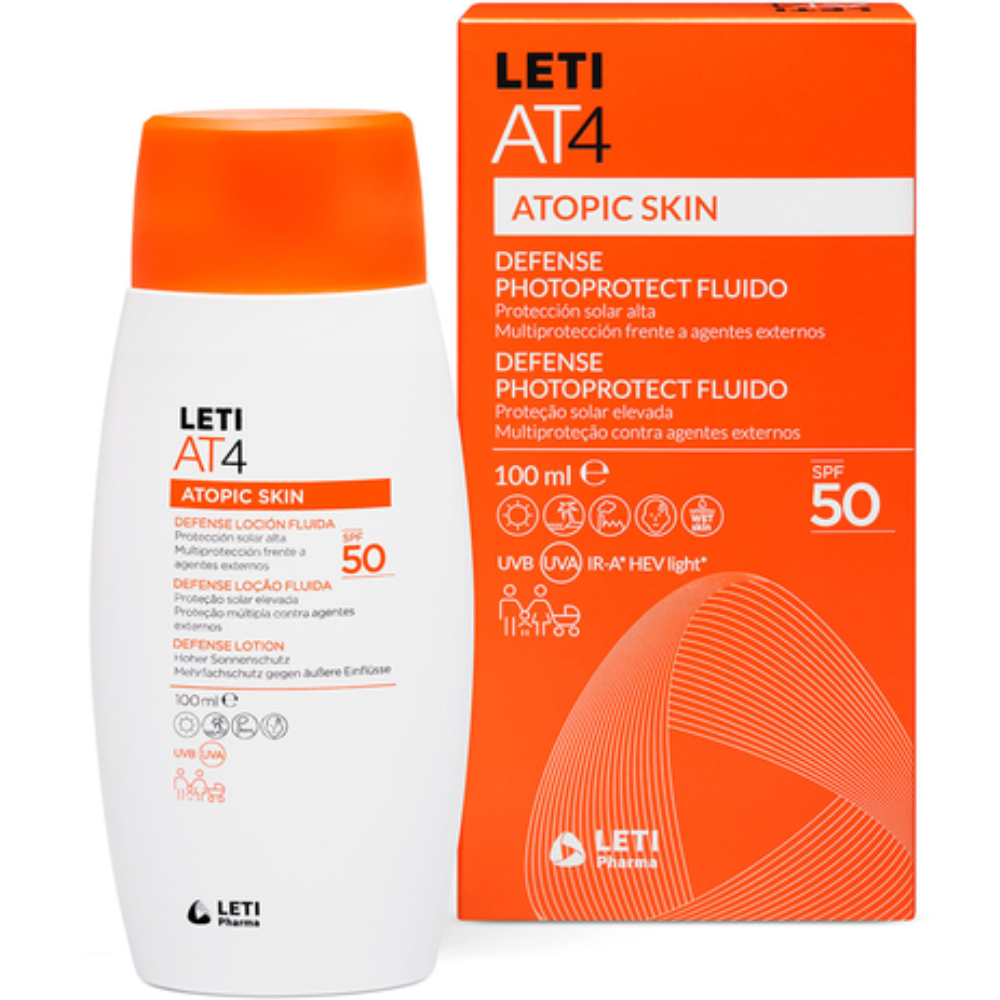 Leti at4 Atopic Skin Defense Fluid Lotion SPF50 100mL SPF50
