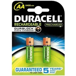 DURACELL AA HR6 Akku Duralock 2400 mAh 2er Pack