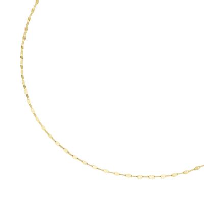 Goldkette LUIGI MERANO "fantasieförmig mit diamantierten Gliedern, Gold 375" Gr. 50, gold, Halsketten, Herren, 50cm, Gelbgold 375, Goldkette