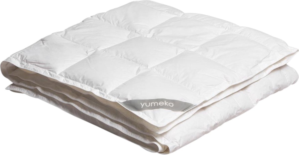 Yumeko Biologisch en ecologisch dons dekbed voor volwassenen - Zomer - 140 x 220 cm