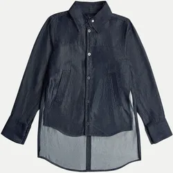 Relaxed Jeanshemd Blau L