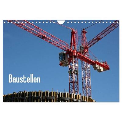 Baustellen (Wandkalender 2027 DIN A4 quer), CALVENDO Monatskalender