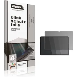 Dipos Privacy Blickschutzfolie 4-Way (Nubia Pad 3D), Tablet Schutzfolie
